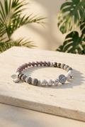 Diffuser-Armband LEBENSBAUM – mit Lava-Perlen