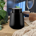 SCHAUMSEIFENSPENDER BLACK aus Keramik in mattem, Soft-Finish (Farbe Schwarz)