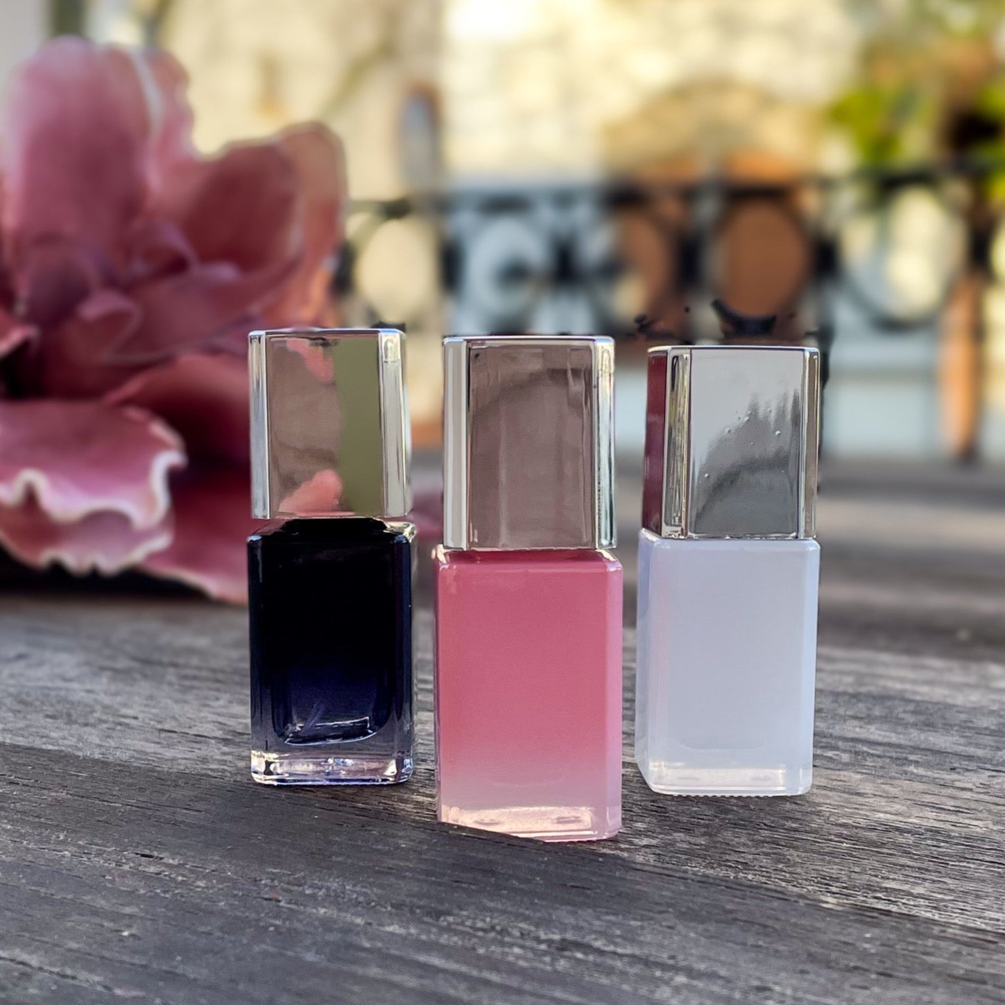 Mini Flakon Zerstäuber (15ml) in rose, schwarz oder weiß -ideal als travel-spray