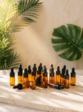 Mini Pipette Bottles 3ml or 1ml in brown/black/black - 25-pack